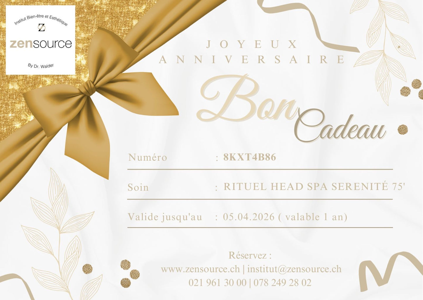 Bon cadeau
