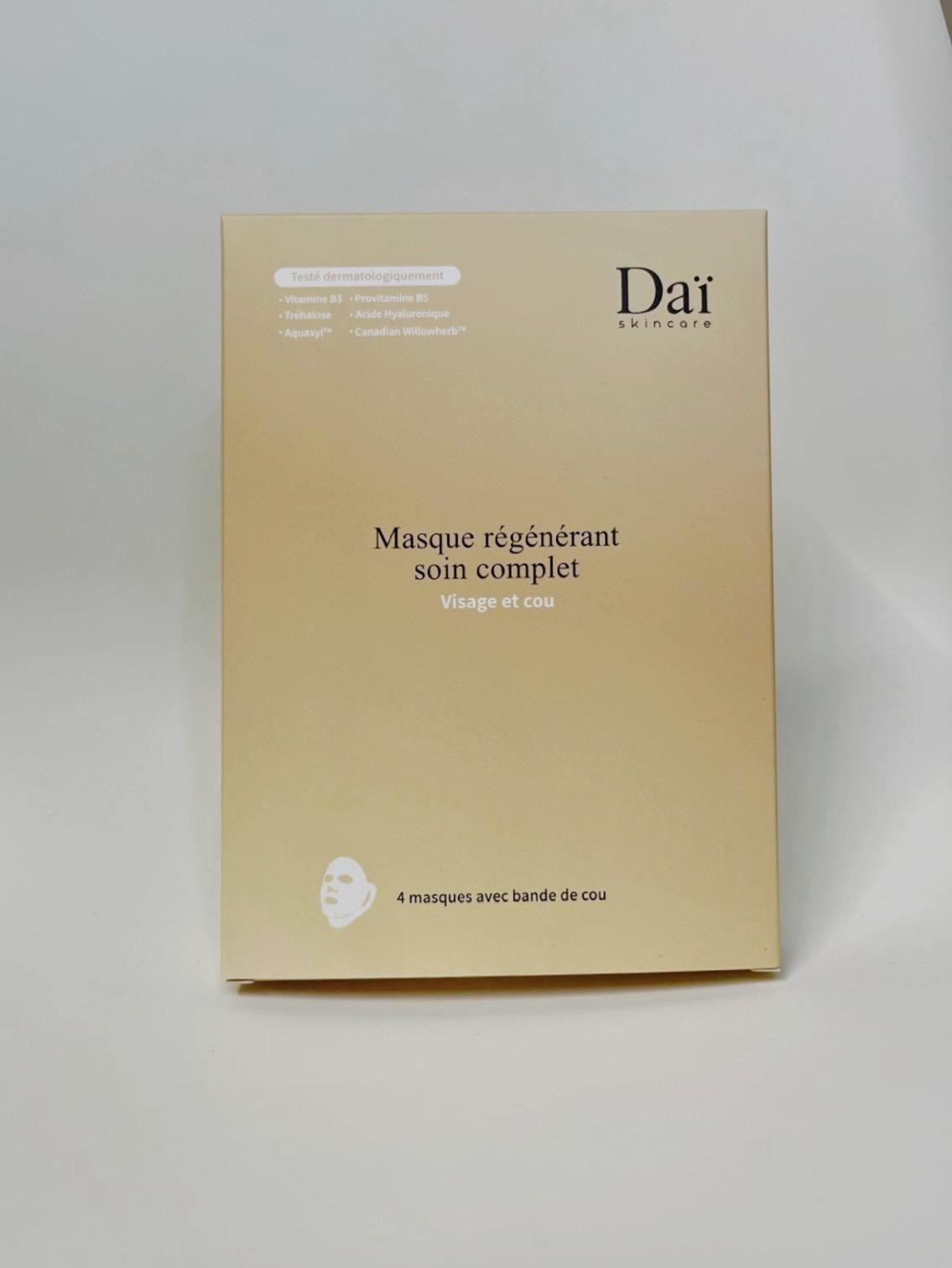 Daï Mask régénérant soin complet visage et cou (boite de 4 masques)